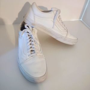 LEATHER VANS SZ Women's 9.5